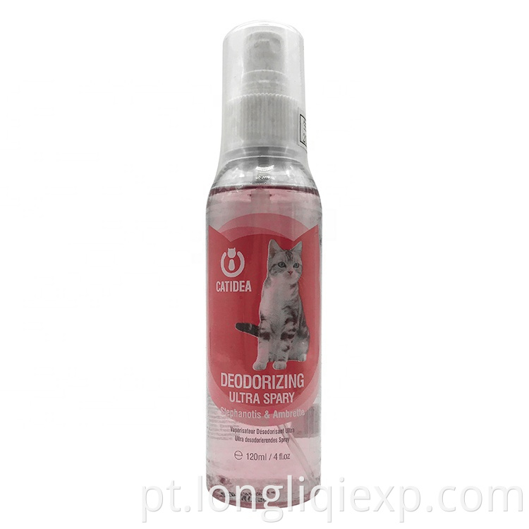 120ml Desodorante Cat spray de alta qualidade desodorizante para animais de estimação